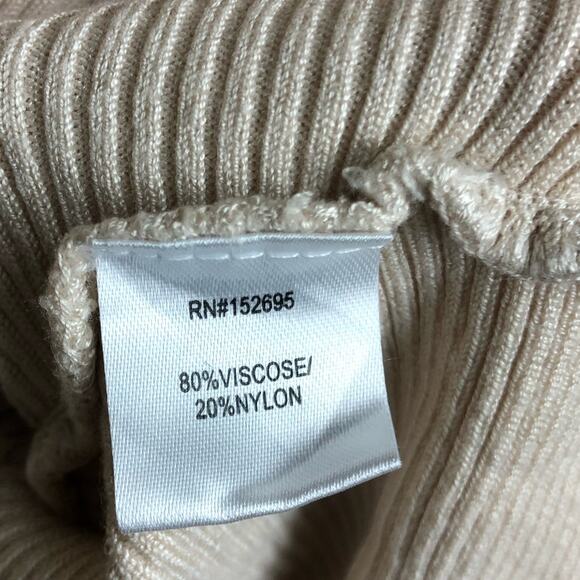 Koko + Mason Womens Sweater Tan 3/4 Dolman Sleeve XS - Picture 7 of 12